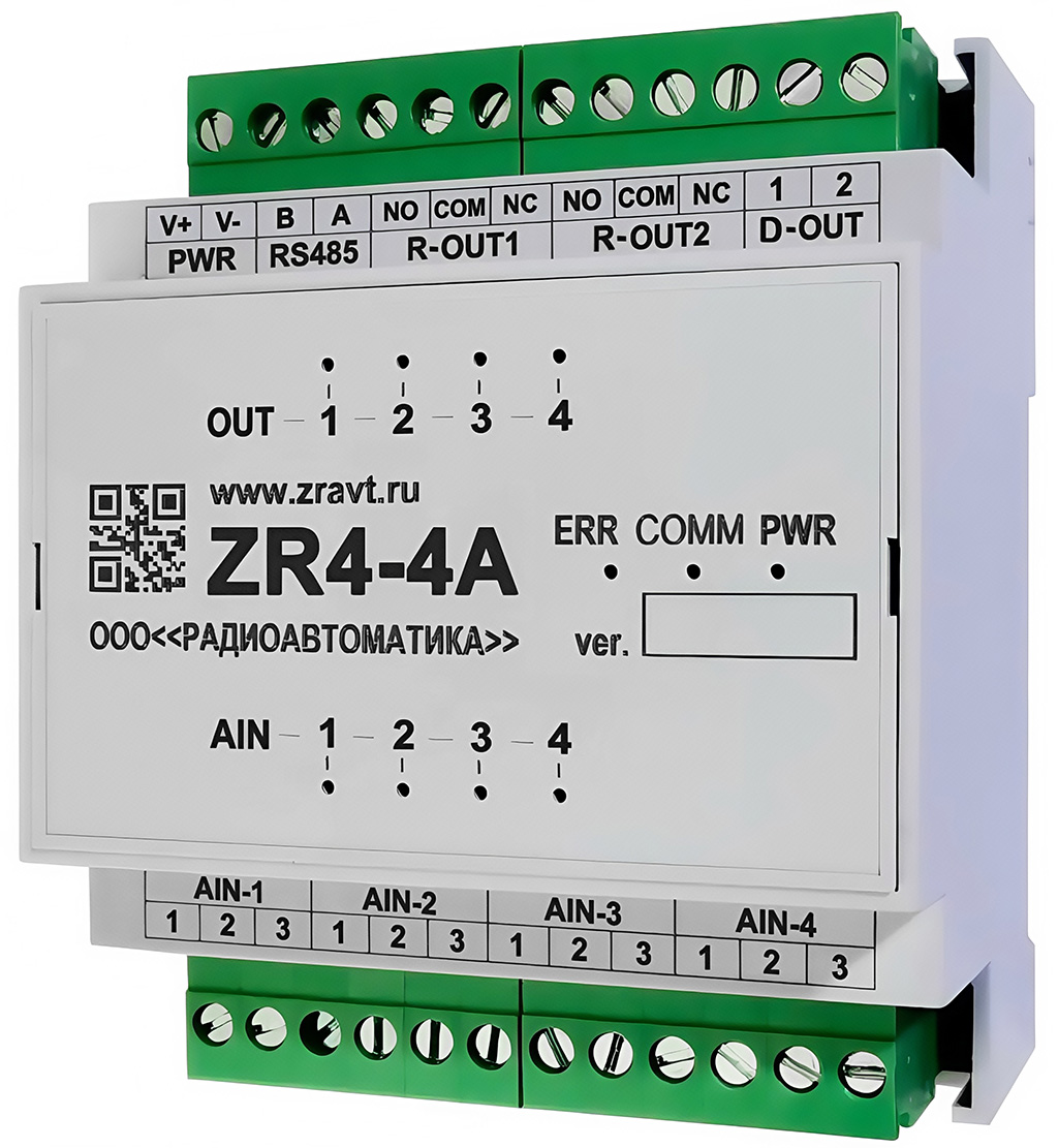 Модуль ввода-вывода ZR4-4A